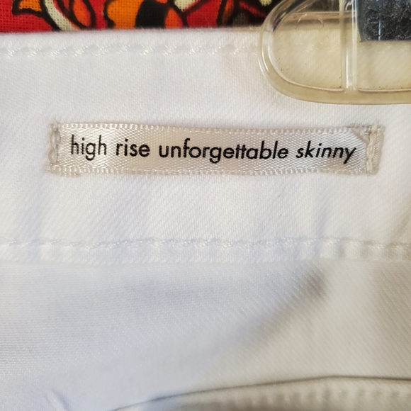 NWT Wrangler White High Rise Unforgettable Skinny Ankle Jeans Womens Size 14 - Picture 14 of 16